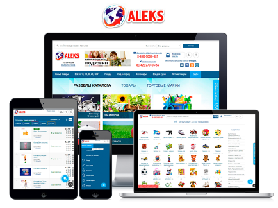 Разработка интернет-магазина с большим каталогом товаров Алекс на 1С-Битрикс