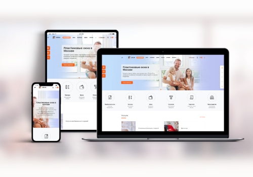 PR-Volga: Пластиковые окна. Готовый корпоративный сайт